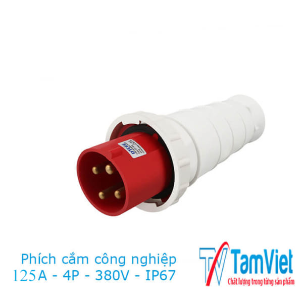 Phích cắm công nghiệp 3 pha 125 A