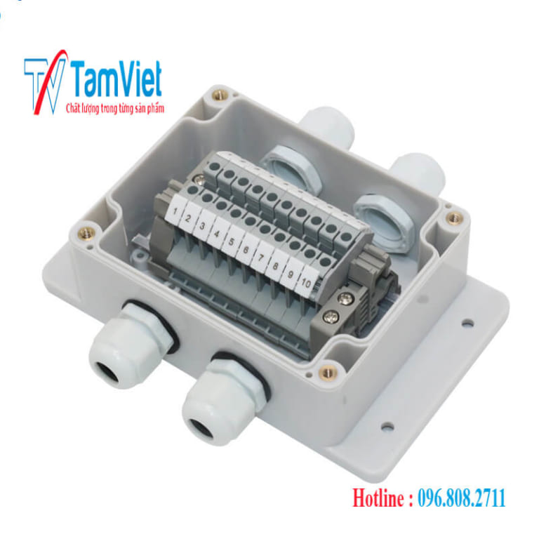 Hộp nối điện 200x120x75mm (chống nước IP65) Có Tai - Ổ phích cắm công ...