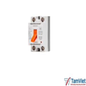 Thiết bị aptomat chống giật màu trắng dòng điện 20A điện áp 230V dùng cho hệ thống điện dân dụng.