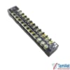 Cầu đấu điện 12 cực 15A thiết kế chắc chắn, chịu điện áp 600V, hỗ trợ đấu nối nhiều dây dẫn trong tủ điện và hệ thống công nghiệp.