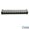 Cầu đấu điện 12 cực 25A thiết kế chắc chắn, chịu điện áp 600V, phù hợp cho tủ điện công nghiệp và hệ thống đấu nối dây dẫn.
