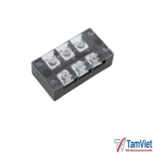 Cầu đấu điện 3 cực 45A 600V giúp đấu nối dây dẫn an toàn, chịu tải cao và vận hành ổn định trong hệ thống điện công nghiệp.