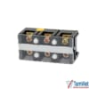 Cầu đấu điện 3 cực 60A 600V giúp đấu nối dây dẫn an toàn, chịu tải cao và vận hành ổn định trong hệ thống điện công nghiệp.
