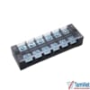 Cầu đấu điện 6 cực 45A thiết kế chắc chắn, chịu tải cao, điện áp 600V, phù hợp cho hệ thống điện công nghiệp và dân dụng.