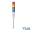 Đèn báo hiệu 4 tầng có còi sử dụng nguồn điện 220VAC giúp cảnh báo trạng thái vận hành bằng ánh sáng và âm thanh trong hệ thống công nghiệp.