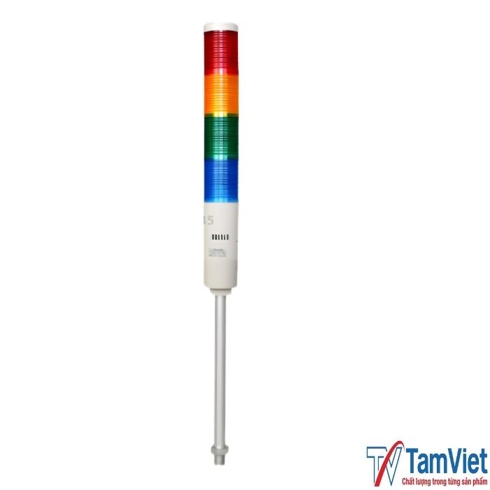 den-bao-hieu-4-tang-co-coi-220vac-4 Đèn báo hiệu 4 tầng có còi sử dụng nguồn điện 220VAC giúp cảnh báo trạng thái vận hành bằng ánh sáng và âm thanh trong hệ thống công nghiệp.