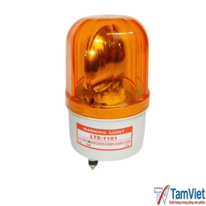 Đèn xoay cảnh báo có còi 24VDC giúp phát tín hiệu ánh sáng và âm thanh rõ ràng trong nhà máy, công trình và hệ thống tự động hóa.