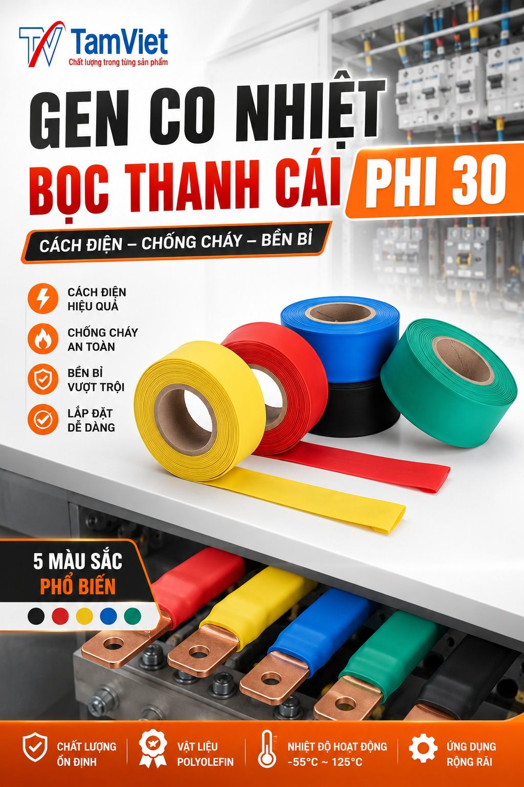 Ghen co nhiệt phi 30