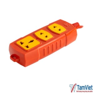 Ổ cắm chịu tải 6000W thiết kế chắc chắn, phù hợp cho thiết bị điện công suất lớn.