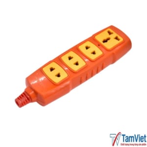 4 ổ cắm siêu tải 6500W thiết kế chắc chắn, chịu tải cao và phù hợp cho thiết bị công suất lớn
