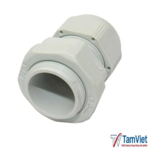 Ốc siết cáp nhựa PG13.5 giúp cố định dây điện chắc chắn, chống bụi và bảo vệ dây cáp trong hệ thống điện công nghiệp.