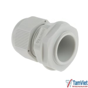 Ốc siết cáp nhựa PG16 giúp cố định dây điện chắc chắn, chống bụi và bảo vệ dây cáp trong hệ thống điện công nghiệp.