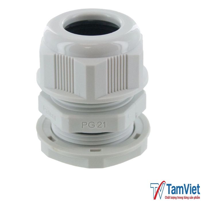 oc-siet-cap-nhua-pg21-4 Ốc siết cáp nhựa PG21 giúp cố định dây điện chắc chắn, chống bụi và bảo vệ dây cáp trong hệ thống điện công nghiệp.