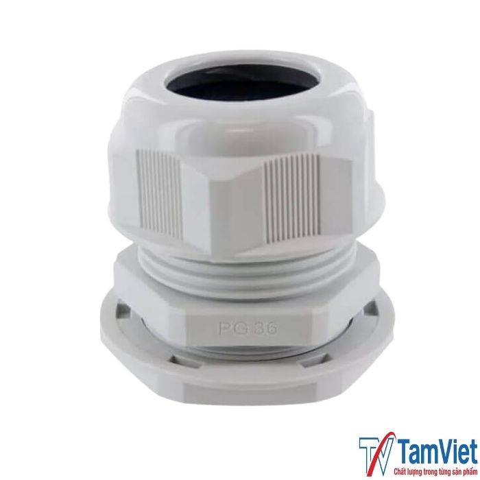 oc-siet-cap-nhua-pg36-4 Ốc siết cáp nhựa PG36 giúp cố định dây điện chắc chắn, chống bụi và bảo vệ dây cáp trong hệ thống điện công nghiệp.
