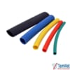 Ống gen co nhiệt phi 12mm màu đen làm từ Polyolefin, điện áp định mức 600V, dùng để bảo vệ dây điện và mối nối trong hệ thống điện.