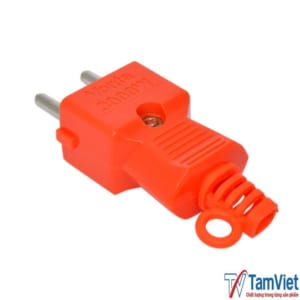 Phích cắm chịu tải dẹt 15A thiết kế chắc chắn, chịu nhiệt tốt và phù hợp nhiều thiết bị điện dân dụng.