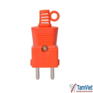 Phích cắm chịu tải dẹt 15A thiết kế chắc chắn, chịu nhiệt tốt và phù hợp nhiều thiết bị điện dân dụng.